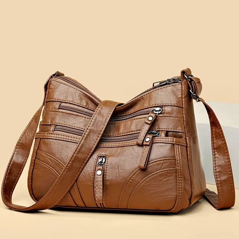 🔥 FLASH SALE: 50% OFF! ✨Women's Leather Crossbody Bag – Versatile Multi-Function Purse for Everyday Use