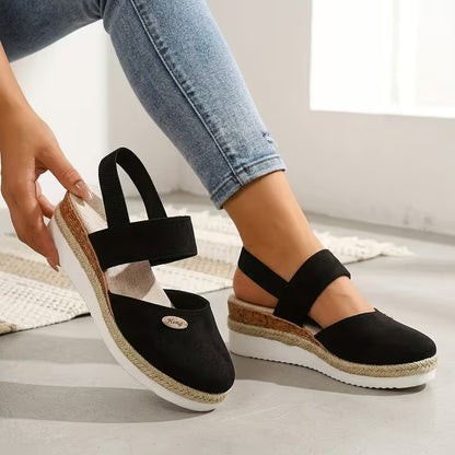 🔥Best Seller-Last Day Sale 60% OFF🔥Women's Comfortable Wedge Sandals – Elegant Thick-Sole Casual Shoes
