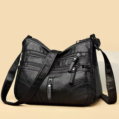 🔥 FLASH SALE: 50% OFF! ✨Women's Leather Crossbody Bag – Versatile Multi-Function Purse for Everyday Use