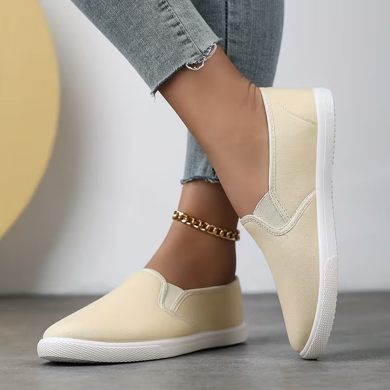 Women's Comfortable Lightweight Loafers – Elegant Flat Walking Shoes for Casual & Everyday Wear
