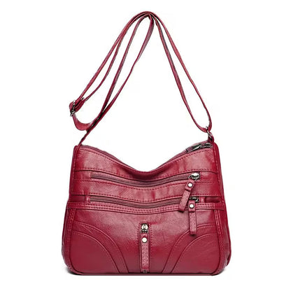 🔥 FLASH SALE: 50% OFF! ✨Women's Leather Crossbody Bag – Versatile Multi-Function Purse for Everyday Use