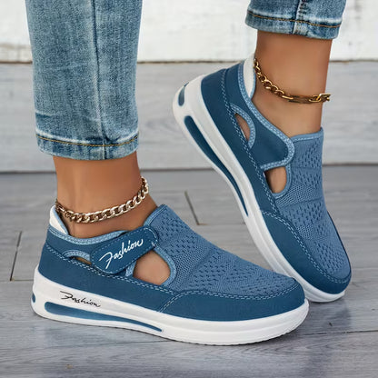 Women Fashion Sneakers Casual Shoes Ladies Mesh Shoes Woman Flat Shoes, Women Shoes