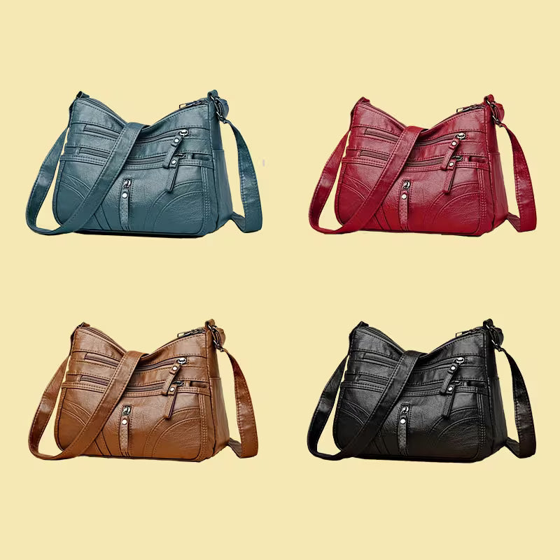 🔥 FLASH SALE: 50% OFF! ✨Women's Leather Crossbody Bag – Versatile Multi-Function Purse for Everyday Use