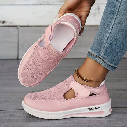 Women Fashion Sneakers Casual Shoes Ladies Mesh Shoes Woman Flat Shoes, Women Shoes
