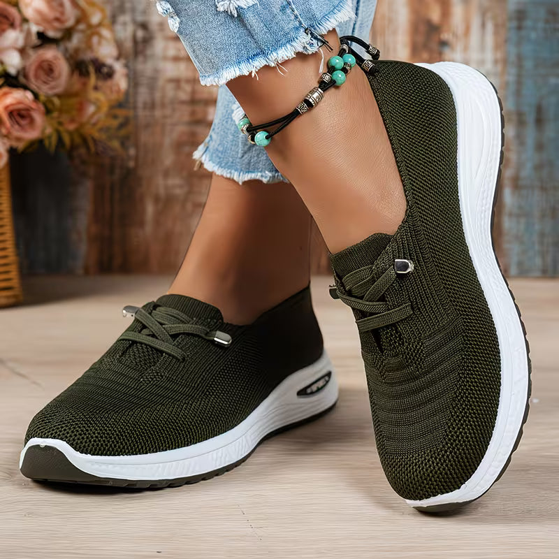 💥 Mega Sale - 50% OFF Best Sellers Today Only! 💥Women's Fashion Lace-Up Mesh Sneakers – Breathable Casual Sport Shoes