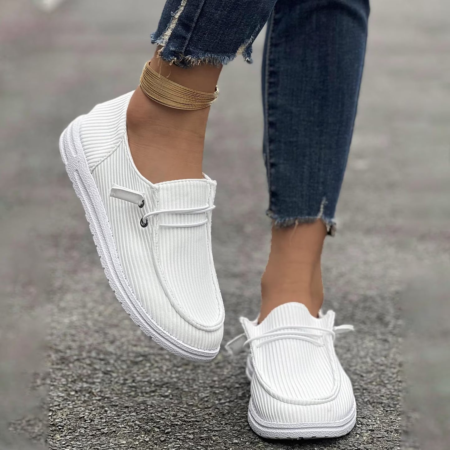 💥 Mega Sale - 60% OFF Best Sellers Today Only! 💥Women's Casual Slip-On Sneakers ⭐
