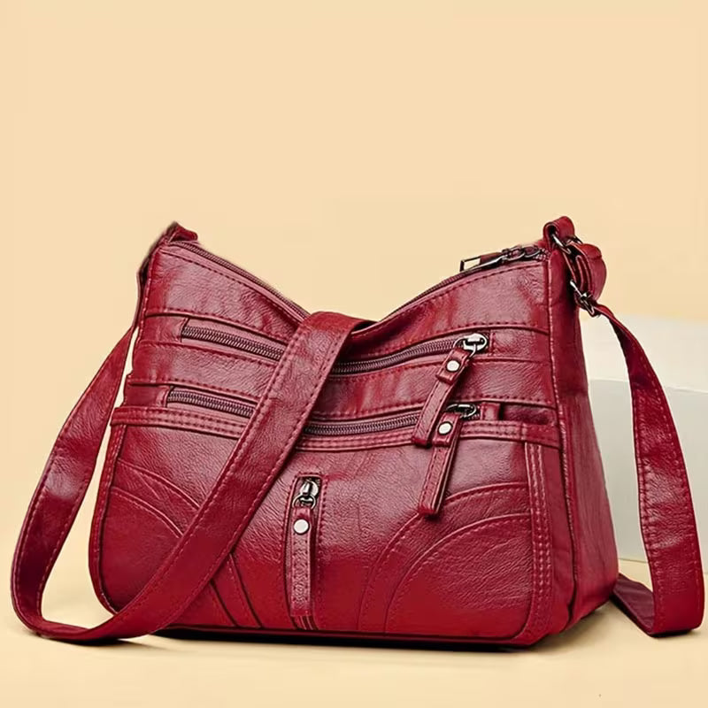 🔥 FLASH SALE: 50% OFF! ✨Women's Leather Crossbody Bag – Versatile Multi-Function Purse for Everyday Use