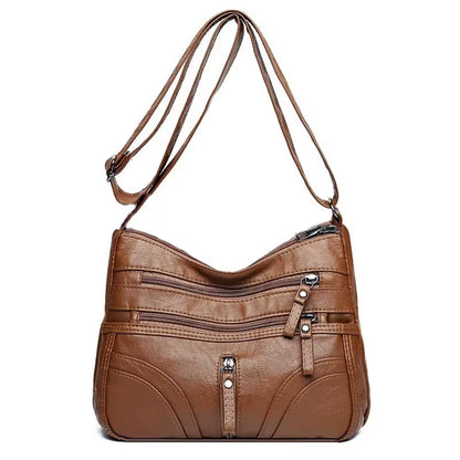 🔥 FLASH SALE: 50% OFF! ✨Women's Leather Crossbody Bag – Versatile Multi-Function Purse for Everyday Use