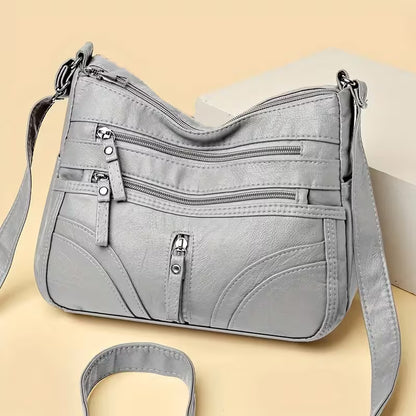 🔥 FLASH SALE: 50% OFF! ✨Women's Leather Crossbody Bag – Versatile Multi-Function Purse for Everyday Use