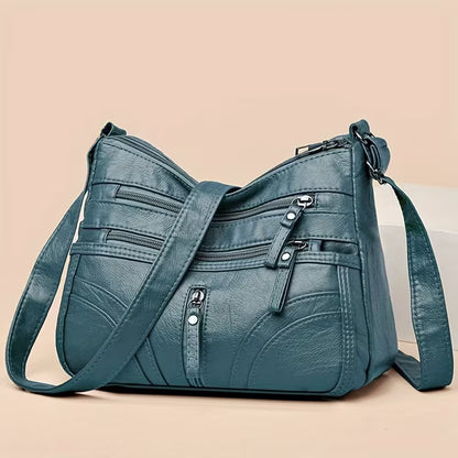 🔥 FLASH SALE: 50% OFF! ✨Women's Leather Crossbody Bag – Versatile Multi-Function Purse for Everyday Use