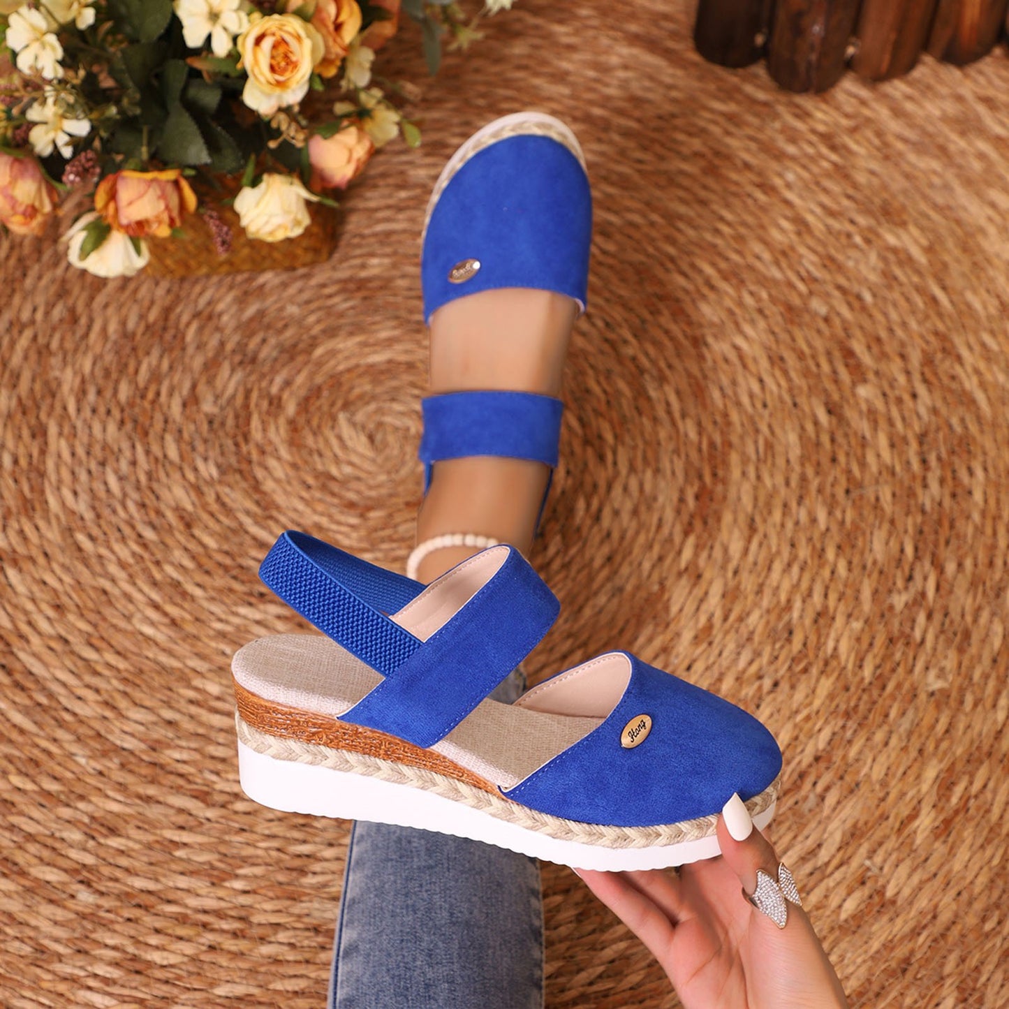 🔥Best Seller-Last Day Sale 60% OFF🔥Women's Comfortable Wedge Sandals – Elegant Thick-Sole Casual Shoes