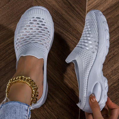 Women's Lightweight Knit Casual Sandals – Breathable Comfortable Summer Shoes