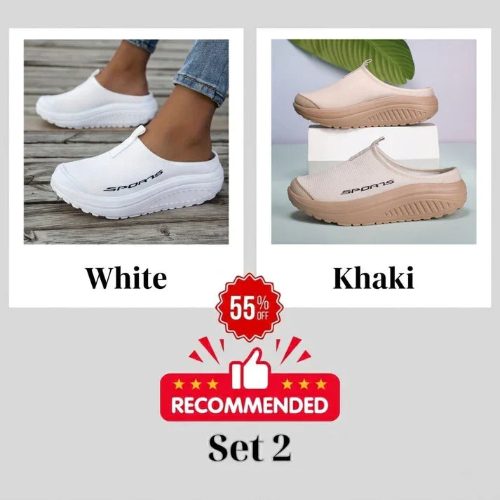🔥Best Seller-Last Day Sale 60% OFF🔥Summer Thick Soled Women'S Hooded Slippers, Anti-slip and Wear-Resistant