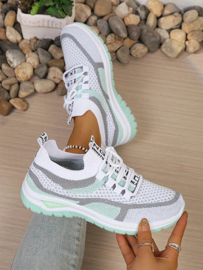 Women's Comfortable Breathable Walking Sneakers – Lightweight Casual Sport Shoes