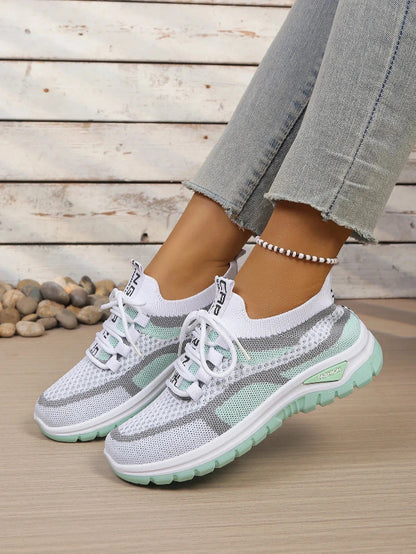 Women's Comfortable Breathable Walking Sneakers – Lightweight Casual Sport Shoes
