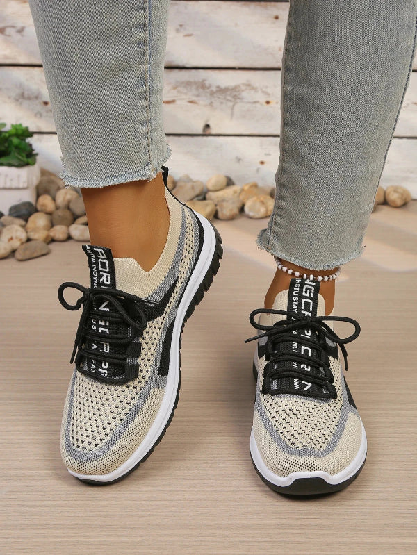 Women's Comfortable Breathable Walking Sneakers – Lightweight Casual Sport Shoes