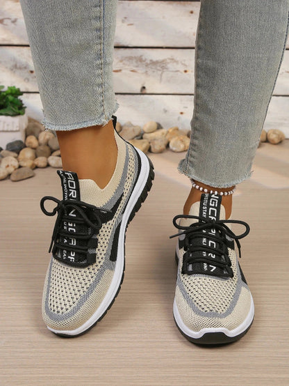 Women's Comfortable Breathable Walking Sneakers – Lightweight Casual Sport Shoes