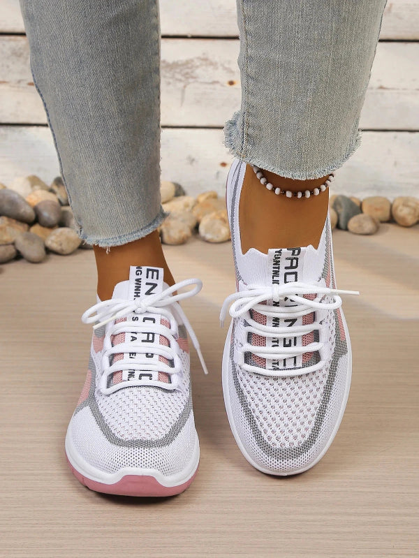 Women's Comfortable Breathable Walking Sneakers – Lightweight Casual Sport Shoes