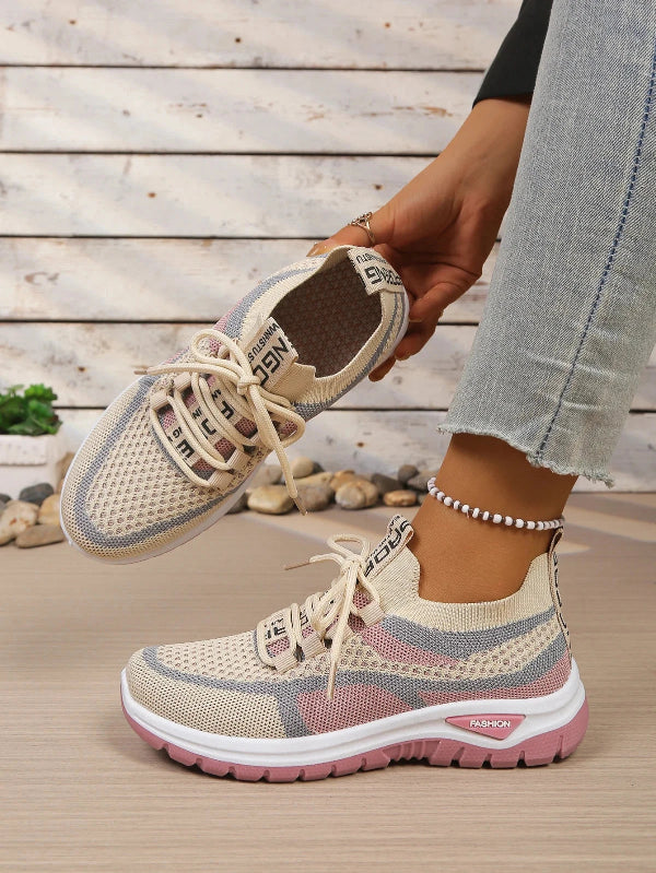 Women's Comfortable Breathable Walking Sneakers – Lightweight Casual Sport Shoes