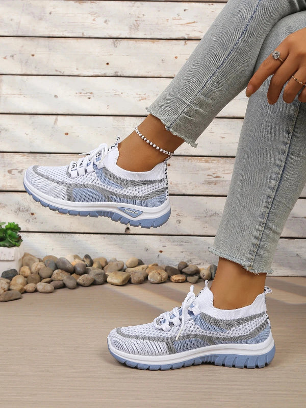 Women's Comfortable Breathable Walking Sneakers – Lightweight Casual Sport Shoes
