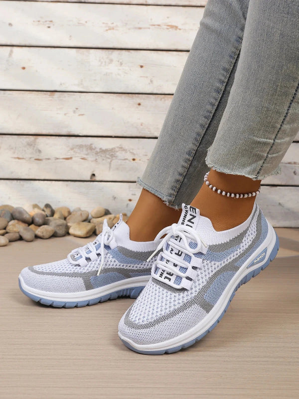 Women's Comfortable Breathable Walking Sneakers – Lightweight Casual Sport Shoes