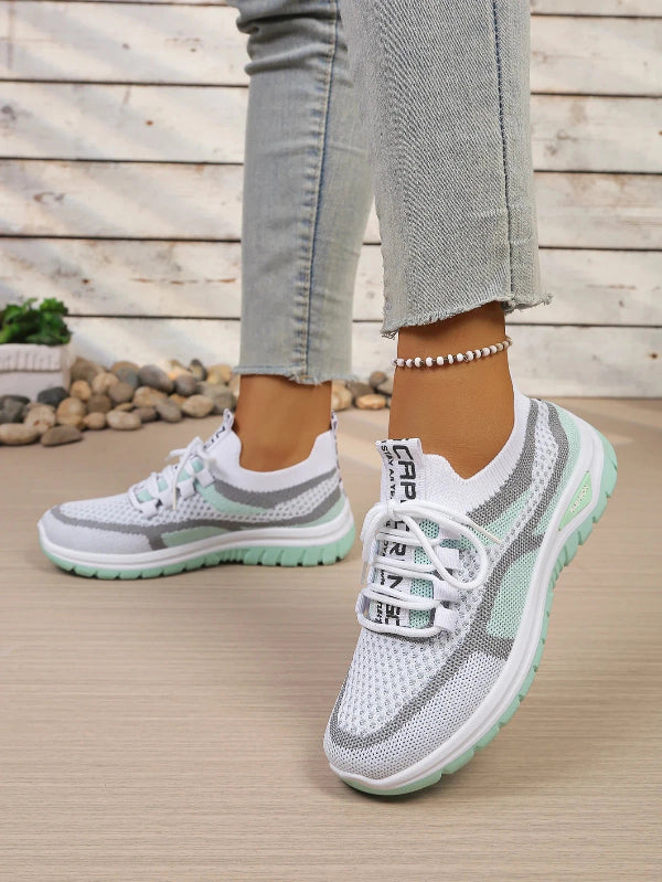 Women's Comfortable Breathable Walking Sneakers – Lightweight Casual Sport Shoes